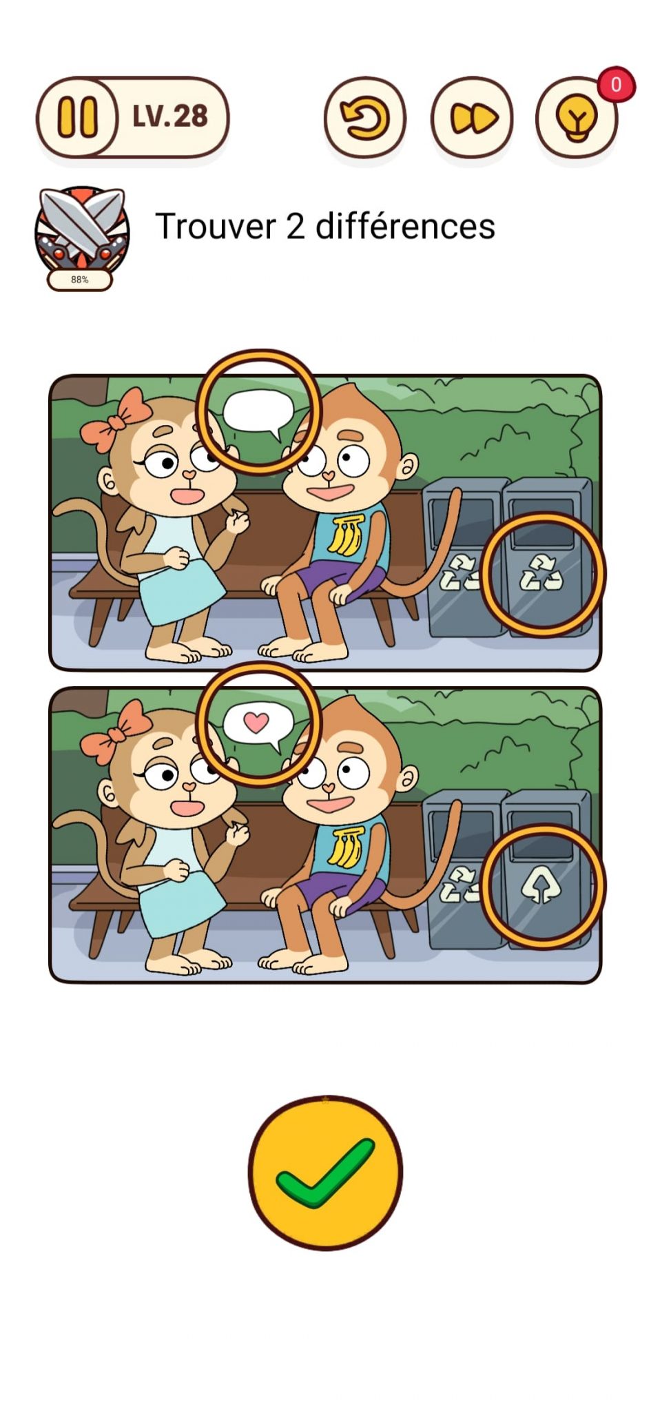 Solution Brain Find niveau 28