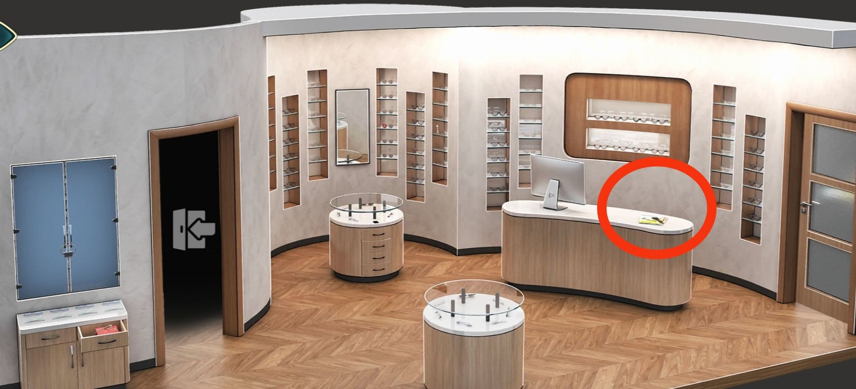 Solution Rooms And Exits niveau 25 Magasin d’optique