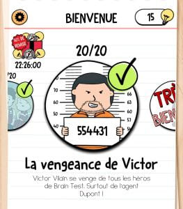 Brain Test La vengeance de Victor niveau 1