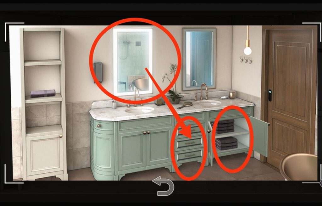 Solution Rooms And Exits Chapitre 2 niveau 7 Salle de bain