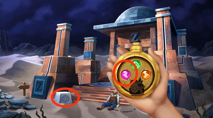 Solution Ae Mysteries La légende des pierres du temps Chapitre 6